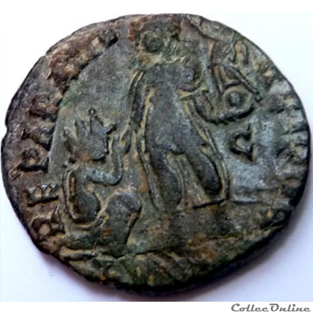 Magnus Maximus 383-388/Lyon/REPARATIO REIPVB monnaie antique av jc ap romaine magnus maximus 383 388 lyon reparatio reipvb