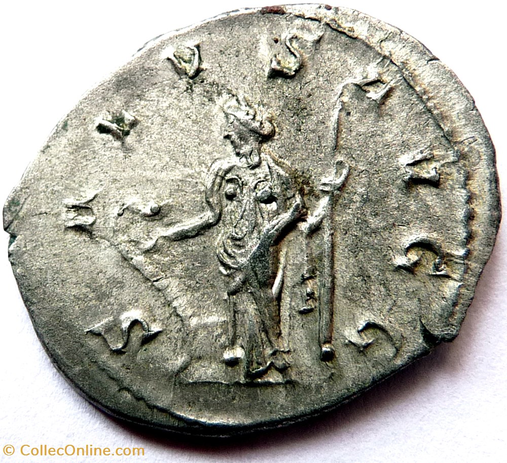 Valérien 253-254/Rome/SALVS AVGG monnaies antiques romaines republicaines imperiales valerien 253 254 rome salvs avgg
