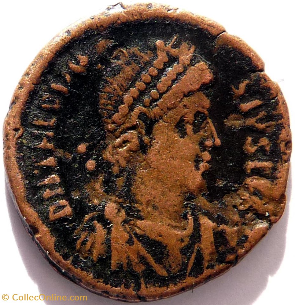 monnaie antique jc ap romaine republicaine imperiale theodose 378 383 antioche concordia avggg