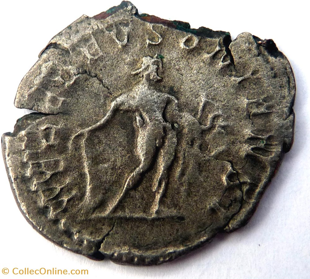 Postume 260-261/Cologne/HERC DEVSONIENSI monnaies antiques av jc a ap romaines republicaines imperiales postume 260 261 cologne herc devsoniensi
