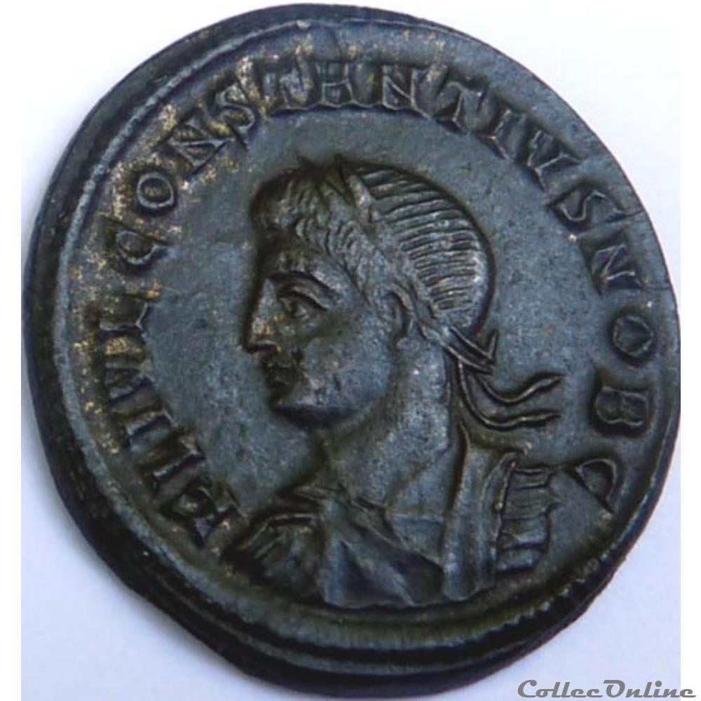 Constance II 326-327/Nicomédie/PROVIDENTIAE CAESS. monnaies antiques romaines republicaines imperiales constance ii 326 327 nicomedie providentiae caess