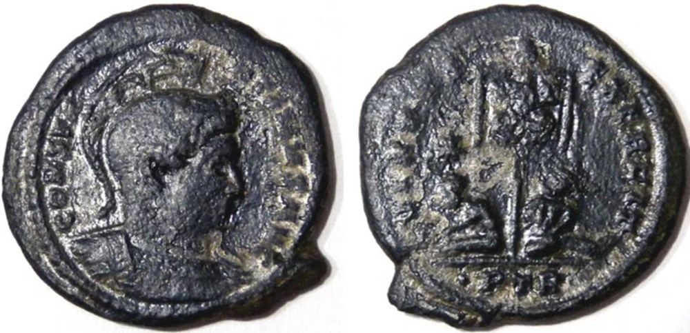 VIRTVS EXERCIT/320/Trèves monnaies antiques a romaines imperiales et republicaines virtvs exercit 320 treves