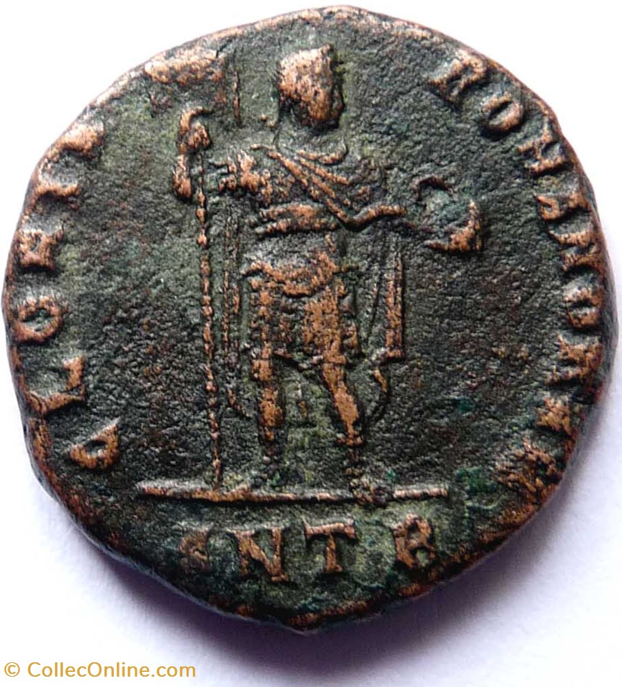 monnaie antique av jc ap romaine republicaine imperiale arcadius 383 392 antioche gloria romanorvm