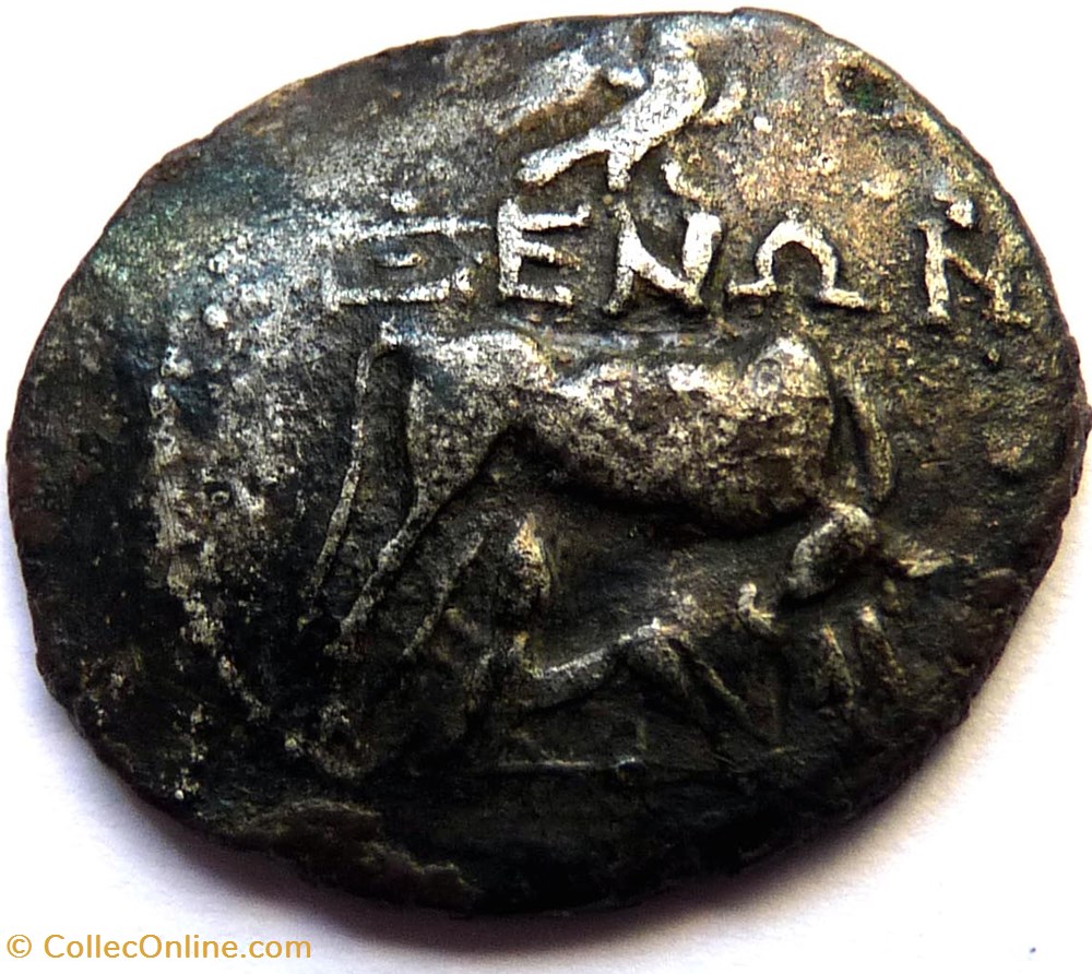 Drachme d'Apollonia 229-100 av JC monnaies antiques grecques drachme apollonia 229 100 av jc