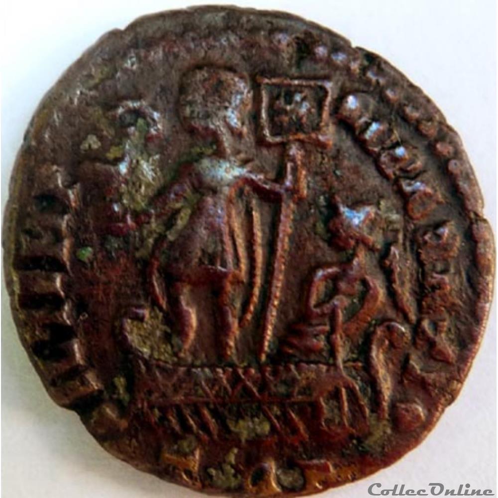Constance II 348-350/Trèves/FEL TEMP REPARATIO monnaies antiques romaines republicaines imperiales constance ii 348 350 treves fel temp reparatio