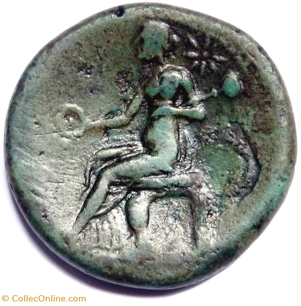 Monnaie du Bruttium 281-272 av JC monnaies antiques grecques monnaie du bruttium 281 272 av jc