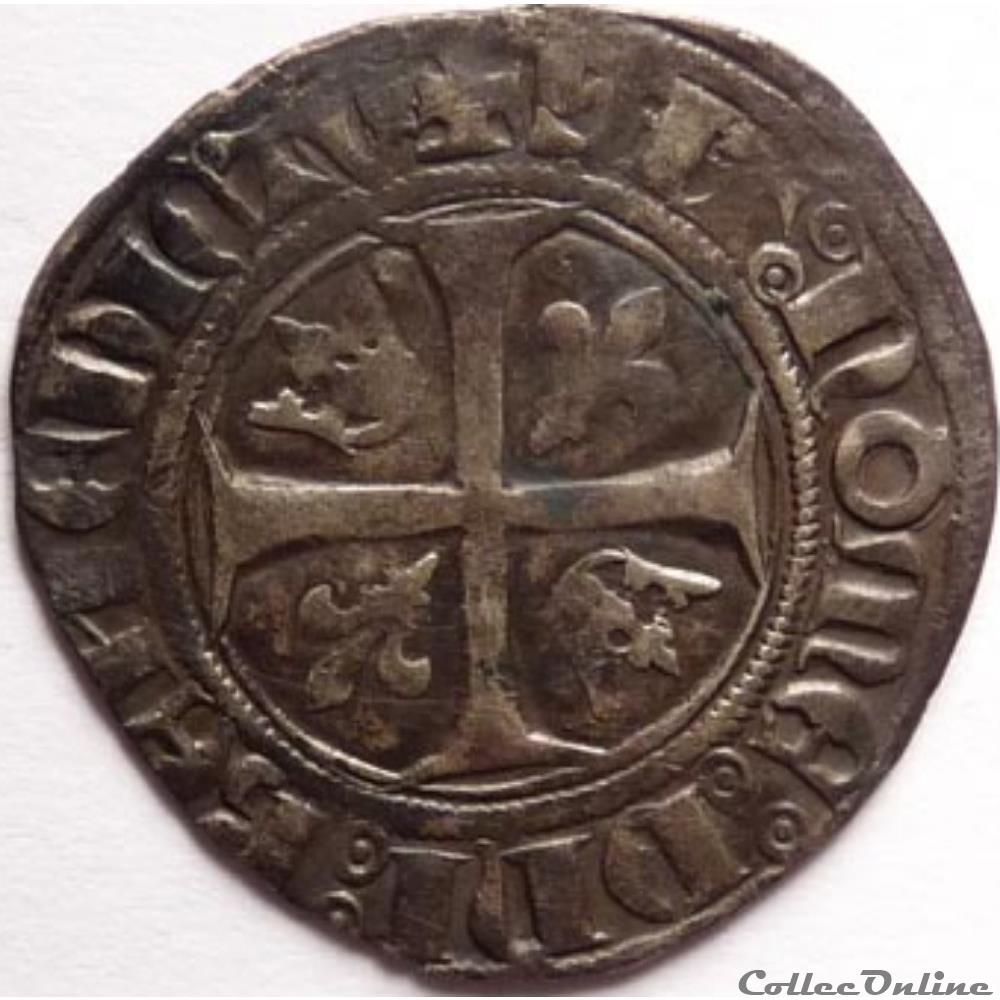 monnaie france royale charles vi le fol 1380 1422