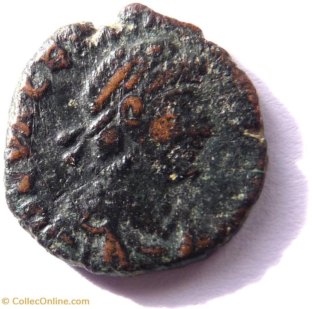 Valentinien II 378-383/Thessalonique/VOT XV MVLT XX monnaie antique av jc ap romaine republicaine imperiale valentinien ii 378 383 thessalonique vot xv mvlt xx