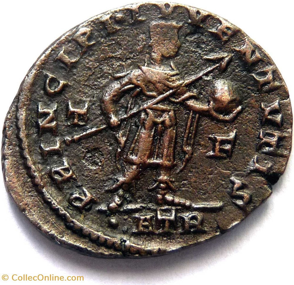 monnaies antiques a romaines republicaines imperiales crispus 317 treves principi ivventvtis