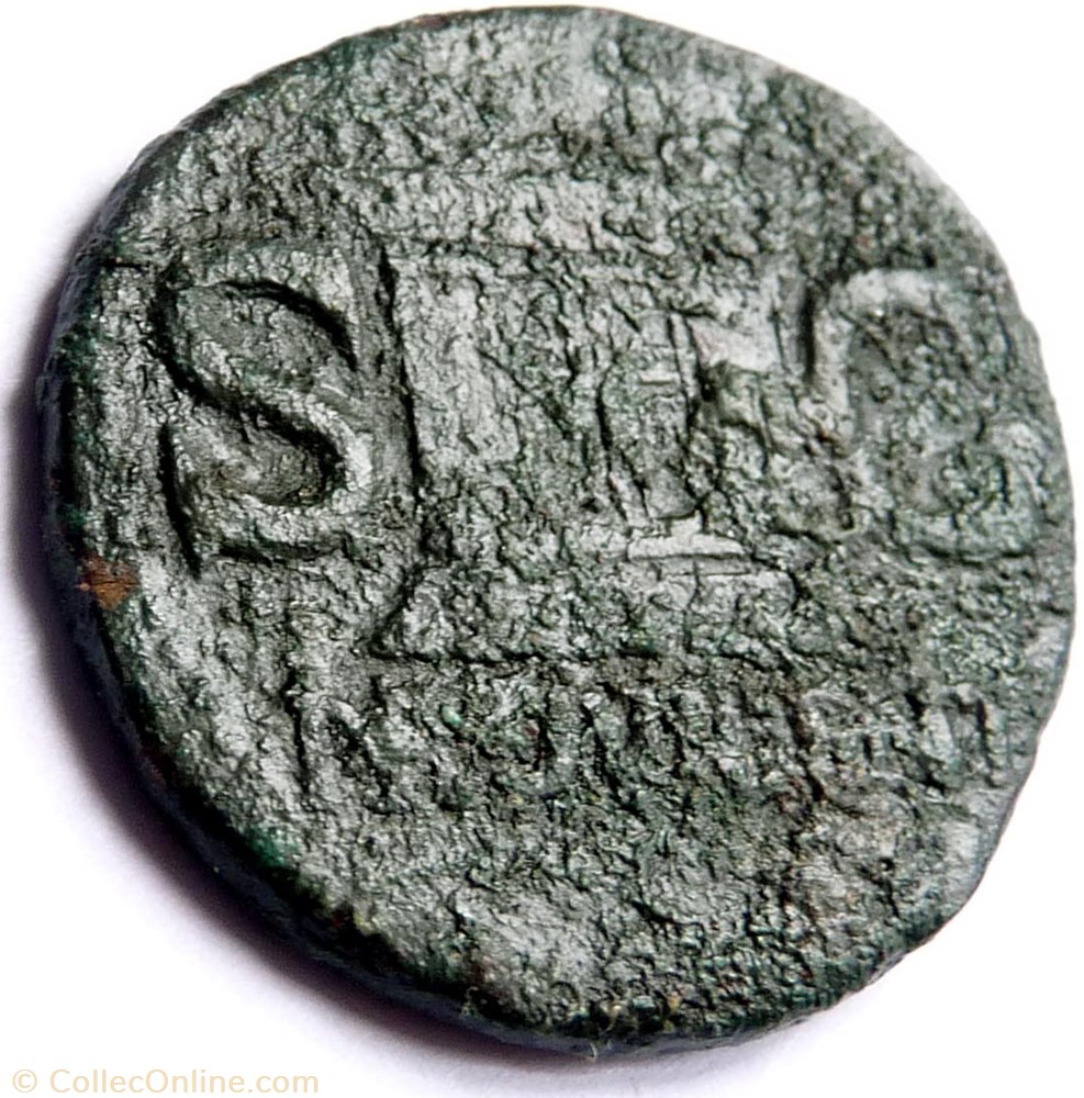 Auguste 22-30/As/Rome/SC Autel 4 monnaies antiques romaines imperiales et republicaines auguste 22 30 as rome sc autel
