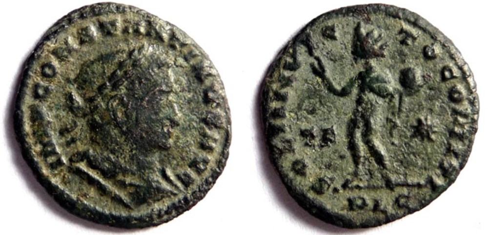 monnaies antiques romaines imperiales et republicaines ric 32 constantin 1er 315 316 lyon soli invicto comiti