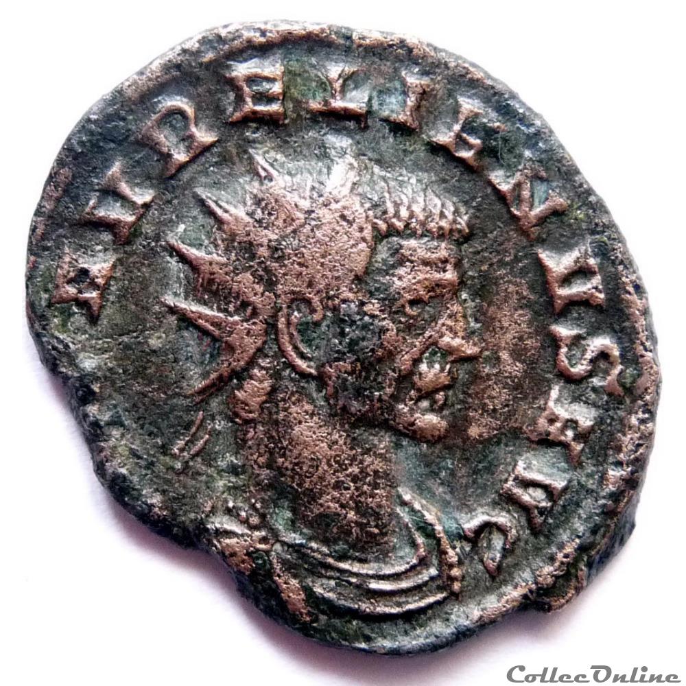Aurélien 271/Milan/ROMAE AETERNAE monnaies antiquite av jc ap romaines republicaines imperiales aurelien 271 milan romae aeternae