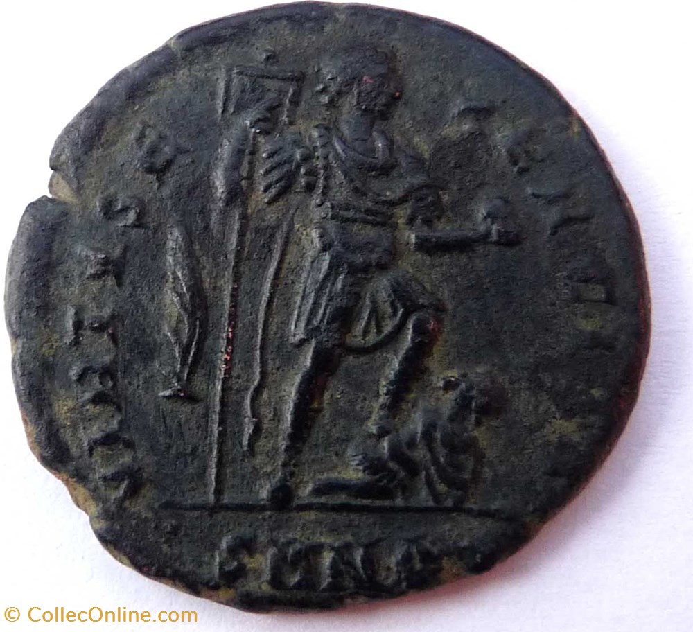 Théodose 383-388/Nicomédie/VIRTVS EXERCITI monnaies antiques a romaines republicaines imperiales theodose 383 388 nicomedie virtvs exerciti