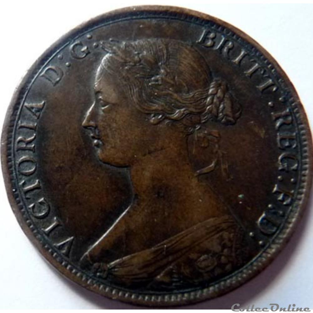 Victoria 1861 monnaie monde royaume uni victoria 1861