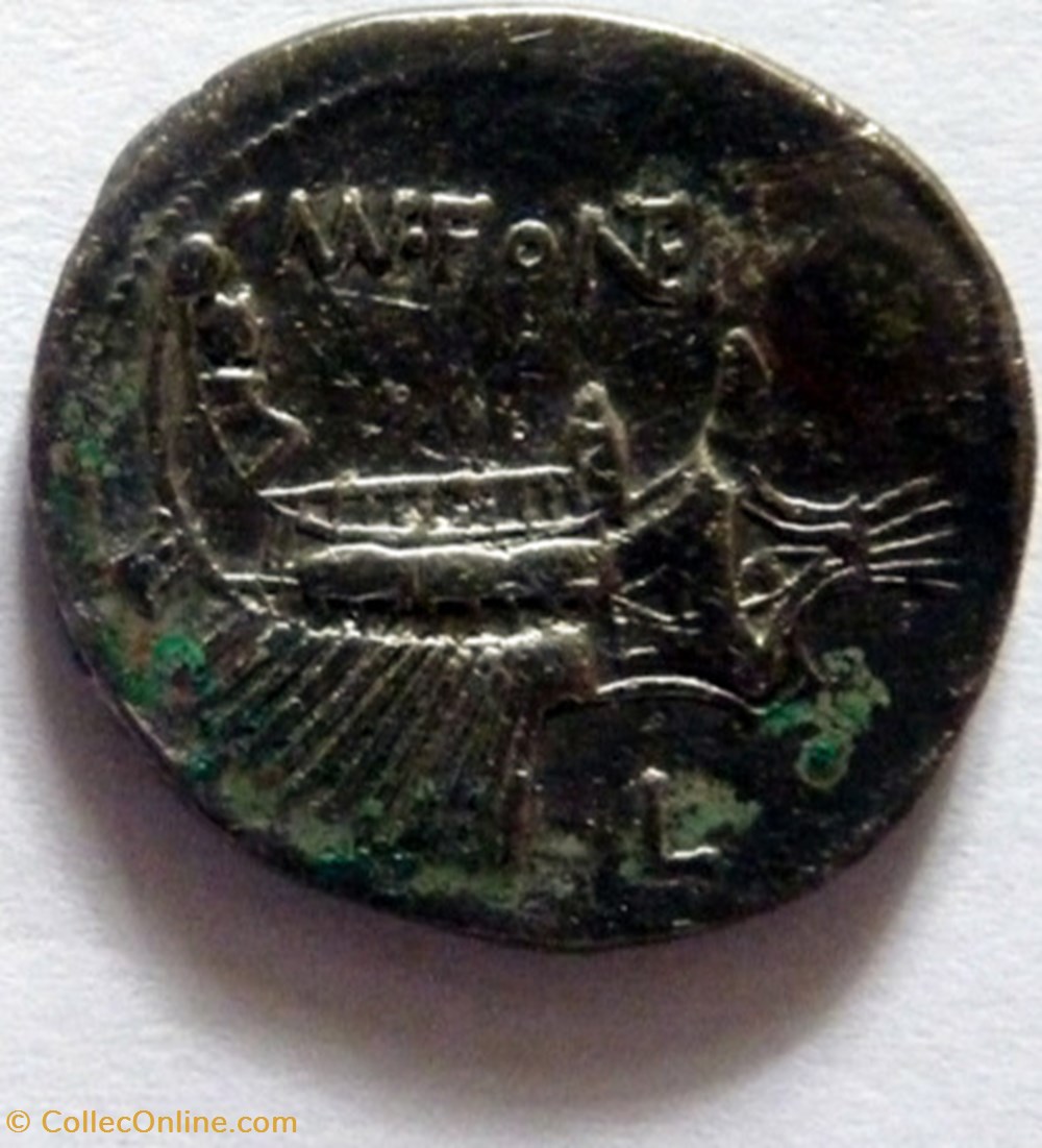 monnaies antiques romaines imperiales republicaines gens fonteia 108 107 denier castor et polux