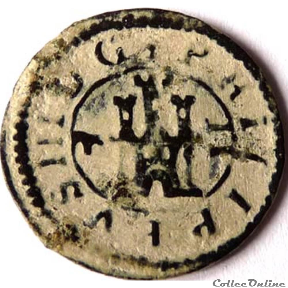 Philippe III d'Espagne 1598-1621/Ségovie 1605/2 maravedis monnaie philippe iii espagne 1598 1621 segovie 1605 2 maravedis