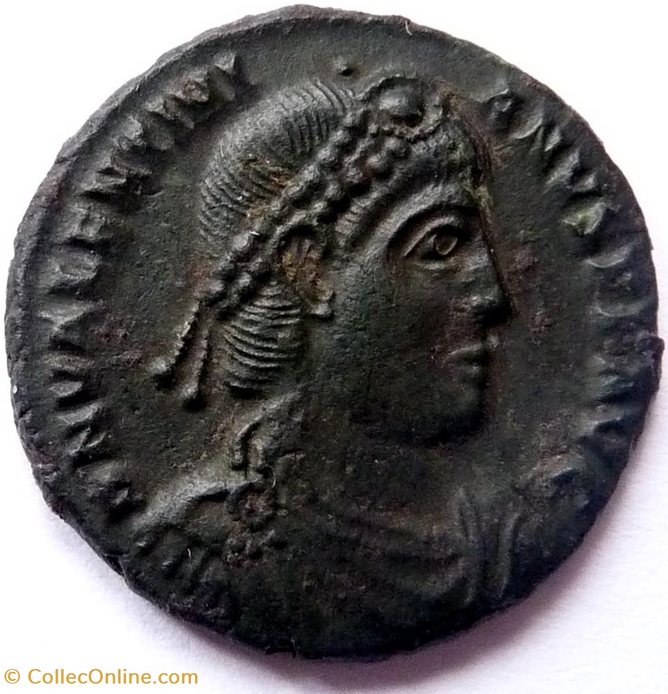 monnaie antiquite av jc ap romaine republicaine imperiale valentinien 1er 364 sirmium vot v mvlt x