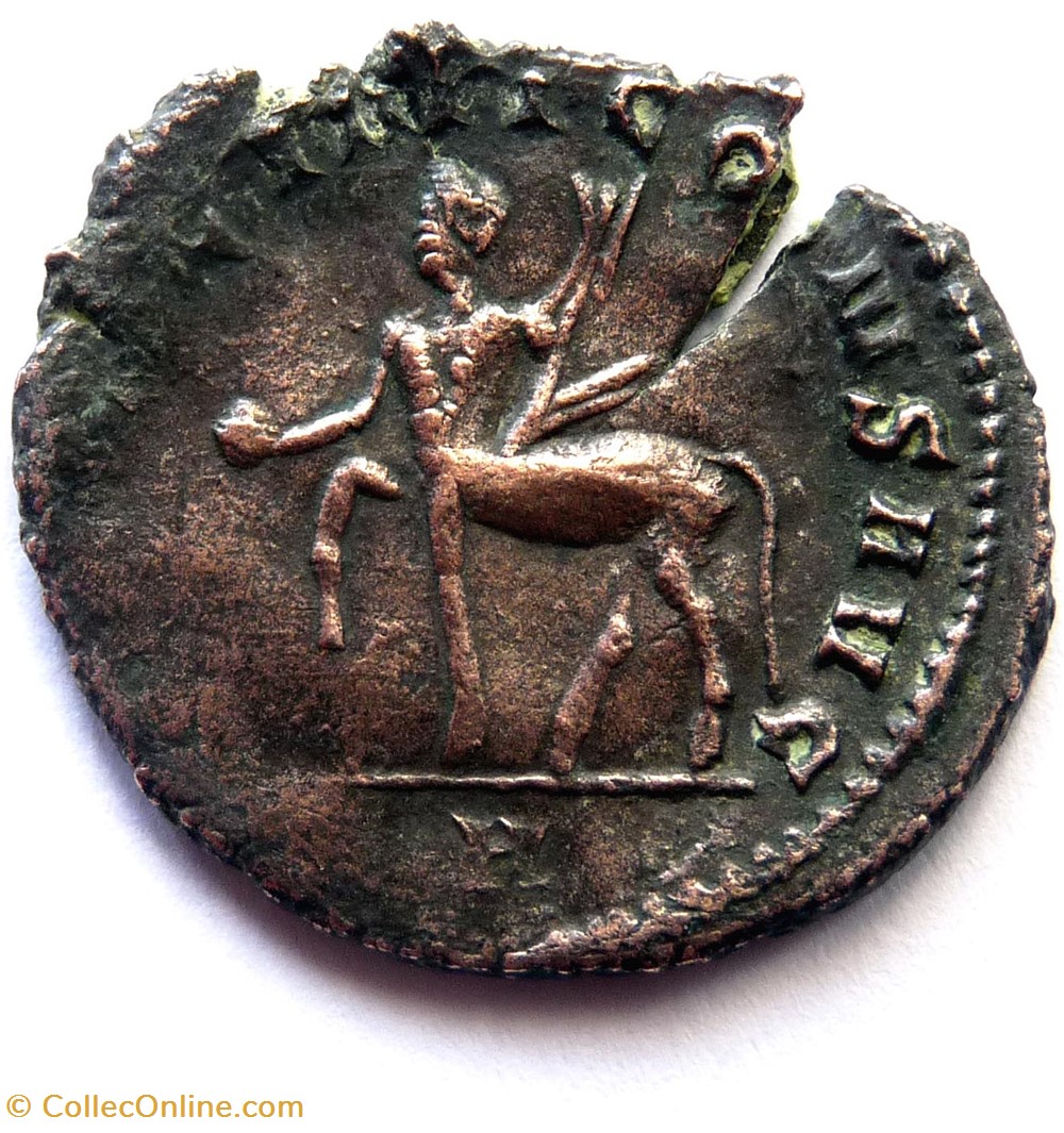 Gallien 267-268/Rome/APOLLINI CONS AVG monnaies antiques romaines imperiales et republicaines gallien 267 268 rome apollini cons avg