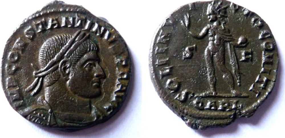 RIC 57/Constantin 1er 314-315/Arles/SOLI INVICTO COMITI monnaies antiques romaines imperiales et republicaines ric 57 constantin 1er 314 315 arles soli invicto comiti