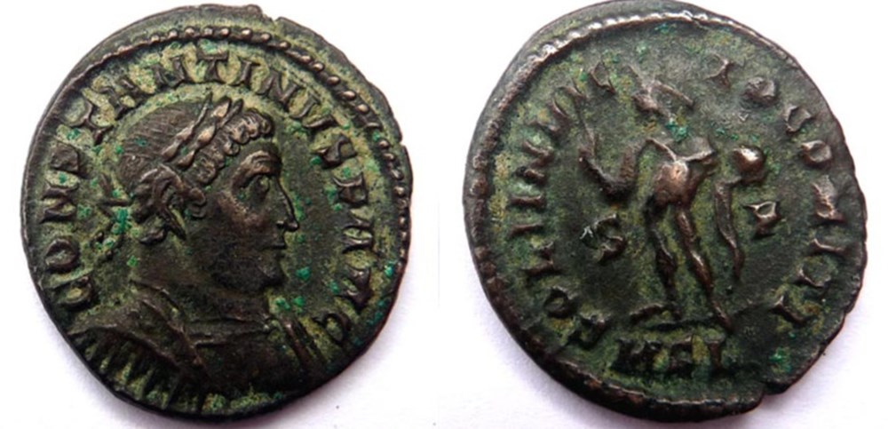 RIC 76/Constantin 1er 316/Londres/SOLI INVICTO COMITI monnaies antiques romaines imperiales et republicaines ric 76 constantin 1er 316 londres soli invicto comiti