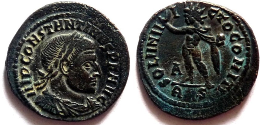 RIC 78/Constantin 1er 317/Rome/SOLI INVICTO COMITI monnaies antiques romaines imperiales et republicaines ric 78 constantin 1er 317 rome soli invicto comiti