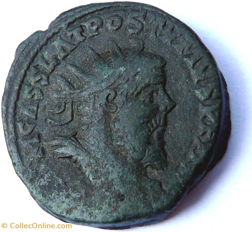 monnaies antiques romaines republicaines imperiales postume 260 261 atelier ii laetitia a g