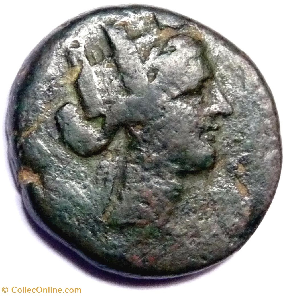 Monnaie d'Apamée en Phrygie (Turquie) -133 à -48 monnaies antiques grecques monnaie apamee en phrygie turquie 133 a 48