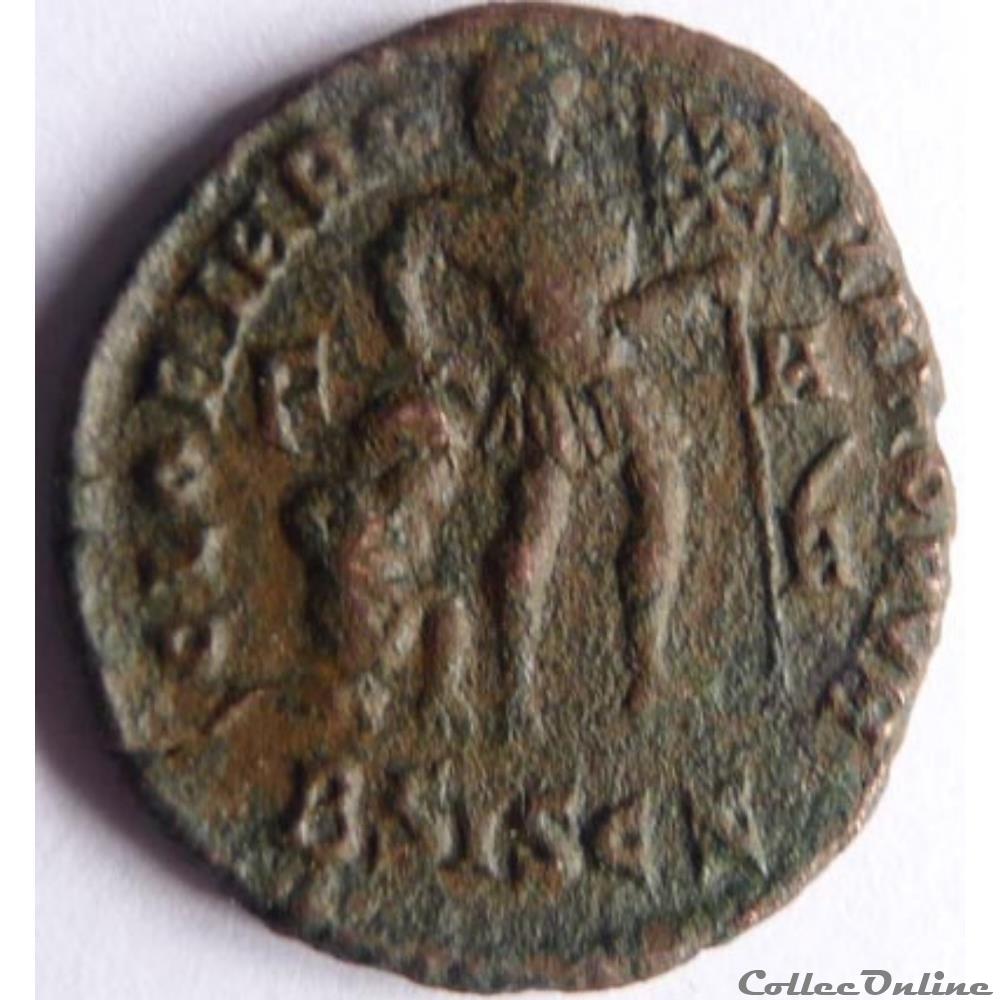 monnaie antique av jc ap romaine valentinien 367 375 siscia gloria romanorvm