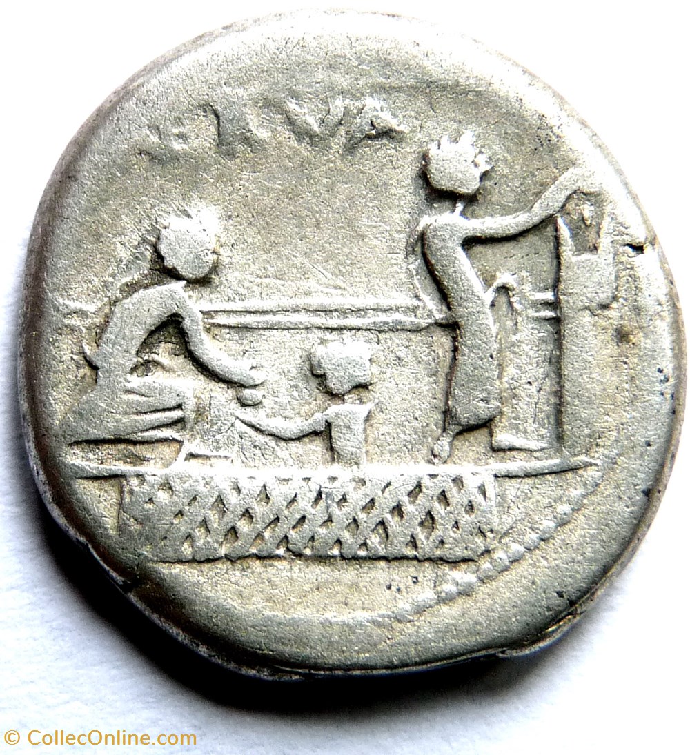 Gens Licinia -113/-112 /Denier/Rome monnaies antiques romaines imperiales et republicaines gens licinia 113 112 denier rome