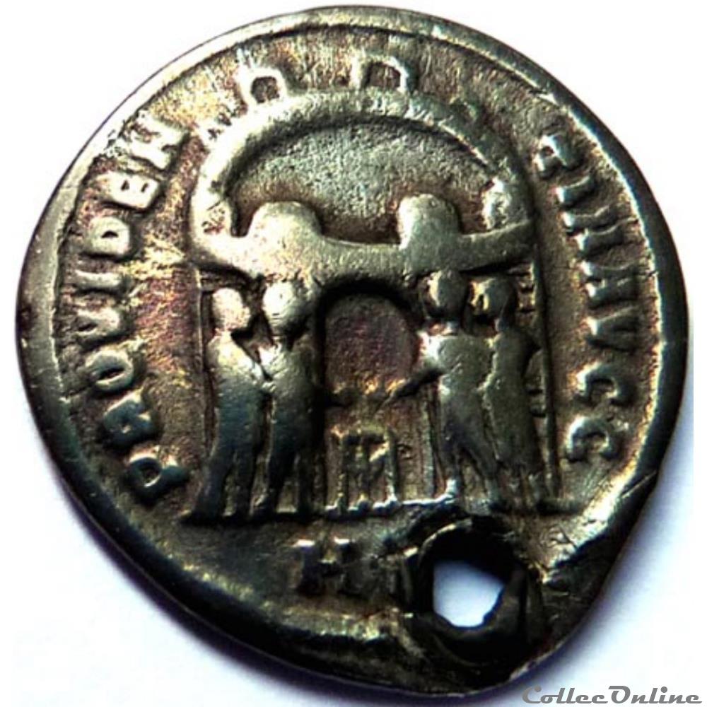 monnaies antiques romaines imperiales et republicaines medaille a partir un argenteus de constance chlore