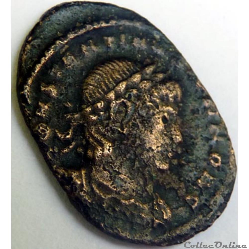 Constantin II 336-337/Constantinople/GLORIA EXERCITVS monnaie antique av jc ap romaine constantin ii 336 337 constantinople gloria exercitvs