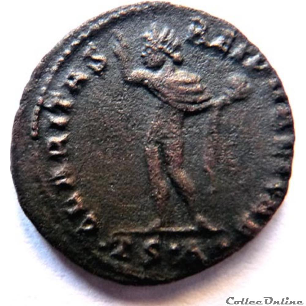 Constantin II 317-318/Thessalonique/CLARITAS REIPVBLICAE monnaie antique av jc ap romaine constantin ii 317 318 thessalonique claritas reipvblicae