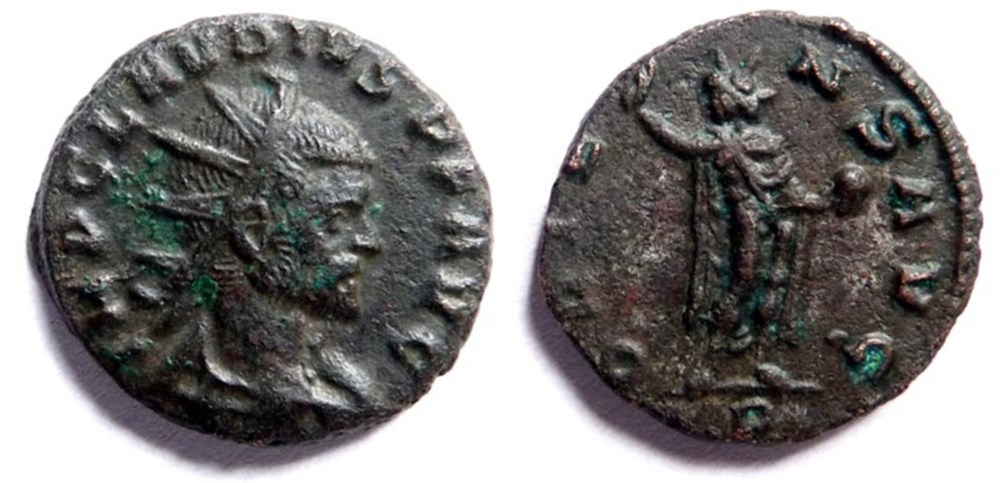 Claude II 269-270/Milan/ORIENS AVG monnaies antiques romaines imperiales et republicaines claude ii 269 270 milan oriens avg