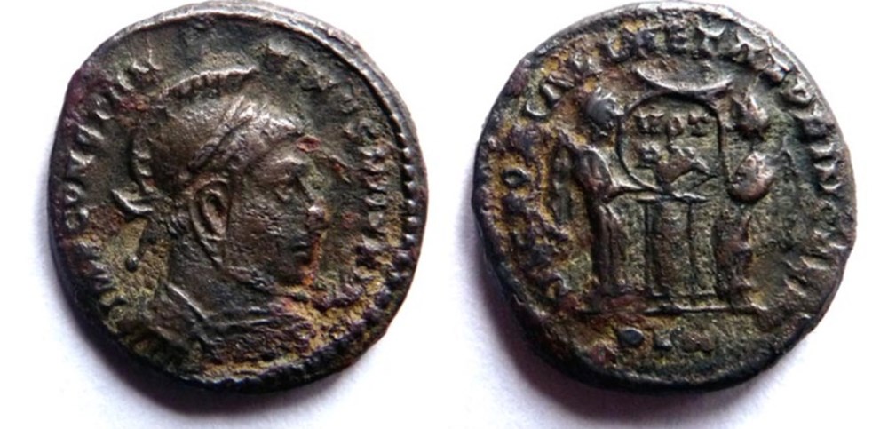 monnaies antiques romaines imperiales republicaines victoriae laetae princ perp 319 londres