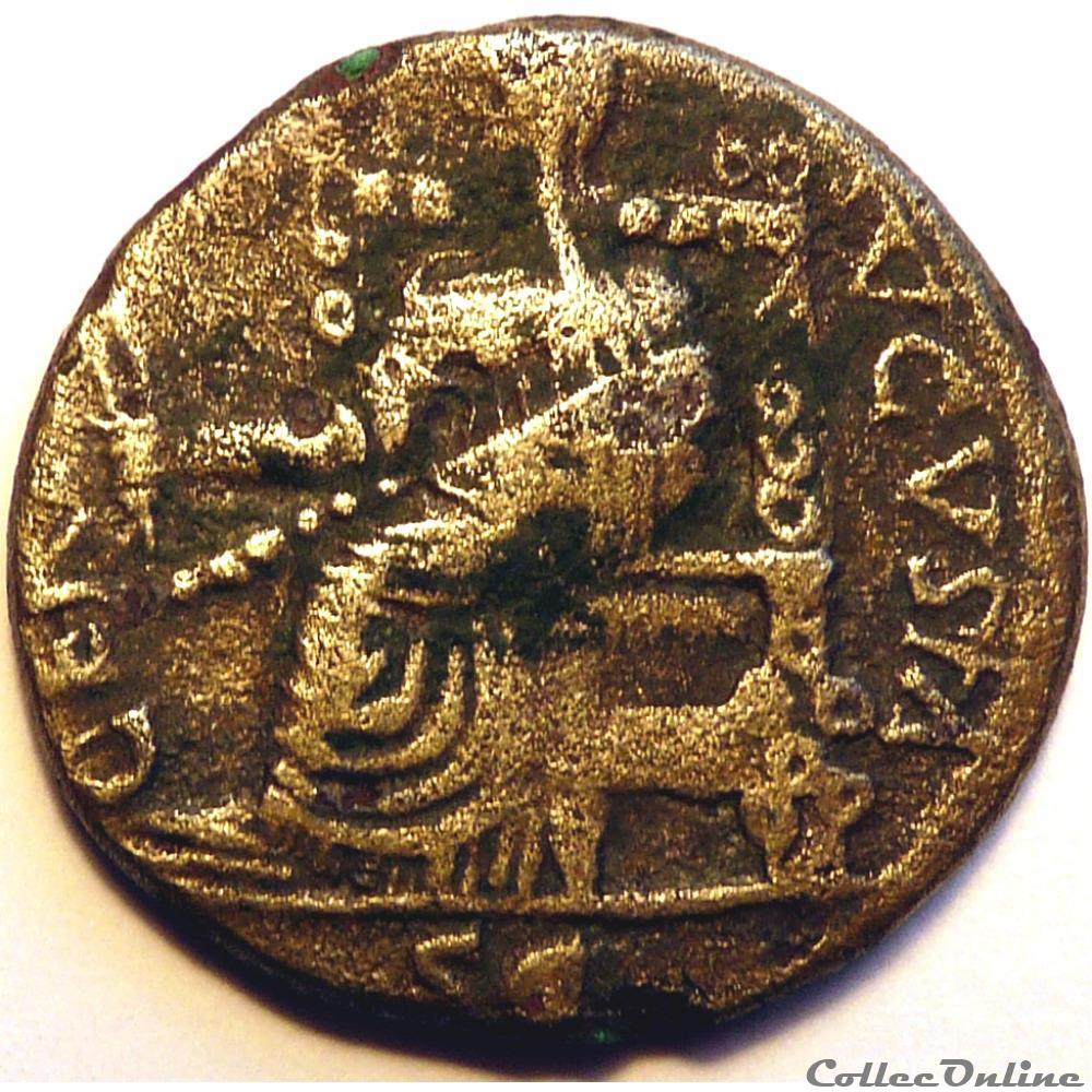 Claude 41-45/Dupondius/CERES AVGVSTA monnaie antique jc ap romaine claude 41 45 dupondius ceres avgvsta