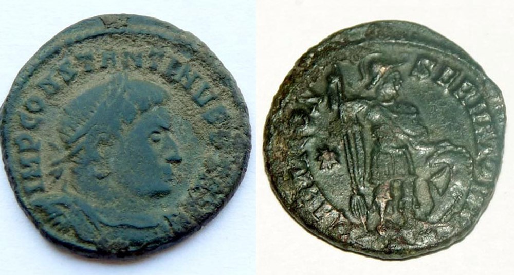MARTI CONSERVATORI/312-313/Ticinum monnaies antiques romaines imperiales et republicaines marti conservatori 312 313 ticinum