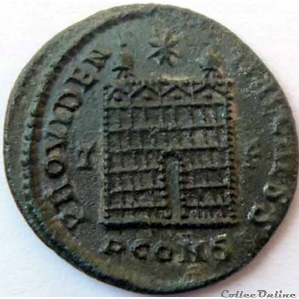Constance II 329-330/Arles/PROVIDENTIAE CAESS monnaies antiques romaines republicaines imperiales constance ii 329 330 arles providentiae caess