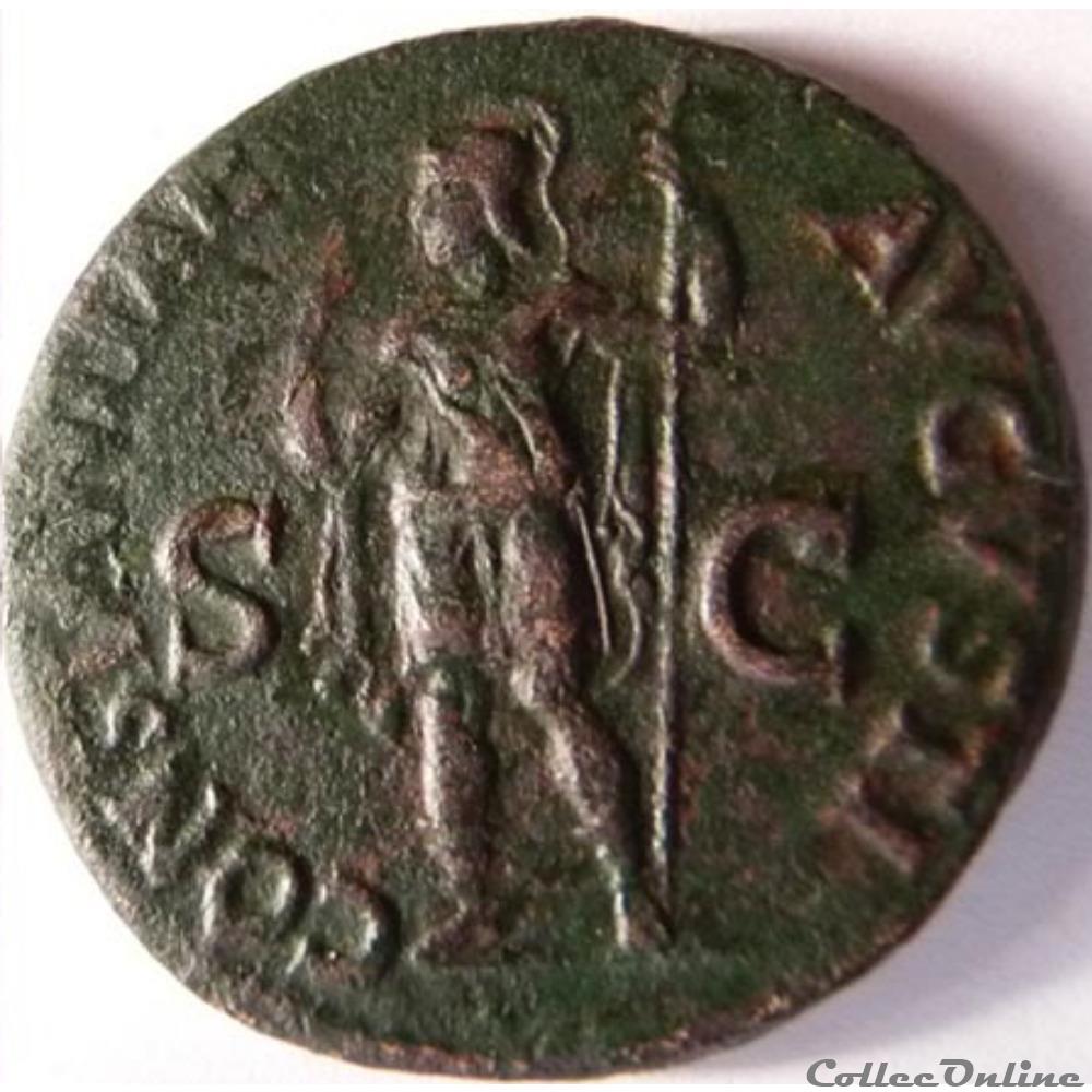 Claude 41-50/As/Constantiae monnaie antique av jc ap romaine claude 41 50 as constantiae