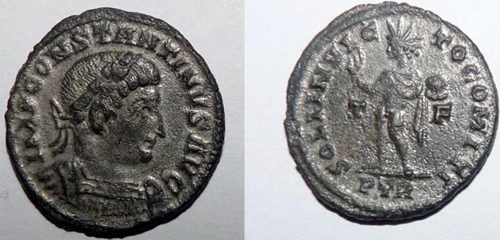 RIC 870/Constantin 1er 312-313/Trèves/SOLI INVICTO COMITI monnaies antiques romaines imperiales et republicaines ric 870 constantin 1er 312 313 treves soli invicto comiti