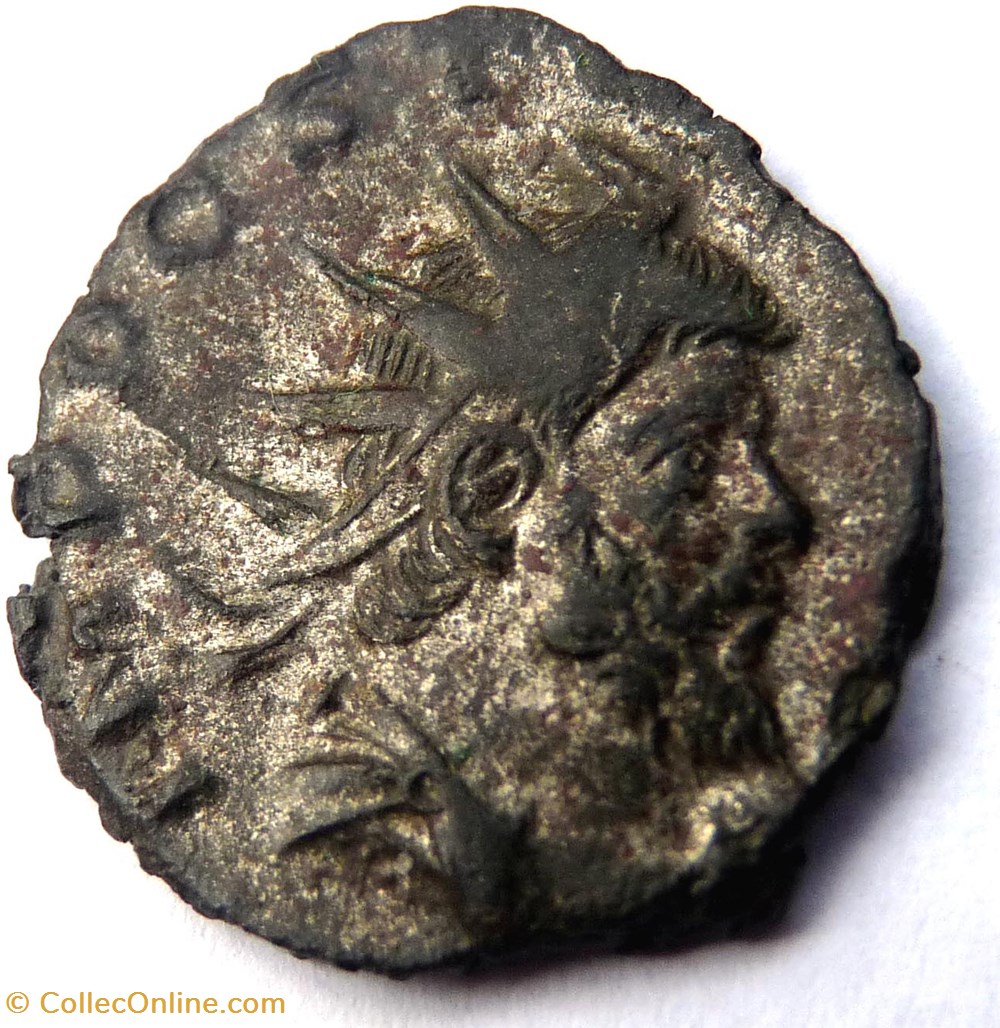 monnaies antiques romaines imperiales et republicaines aureolus 268 milan fides eqvit