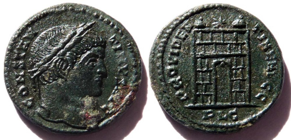 PROVIDENTIAE AVGG/324-325/Lyon monnaies antiques romaines imperiales et republicaines providentiae avgg 324 325 lyon
