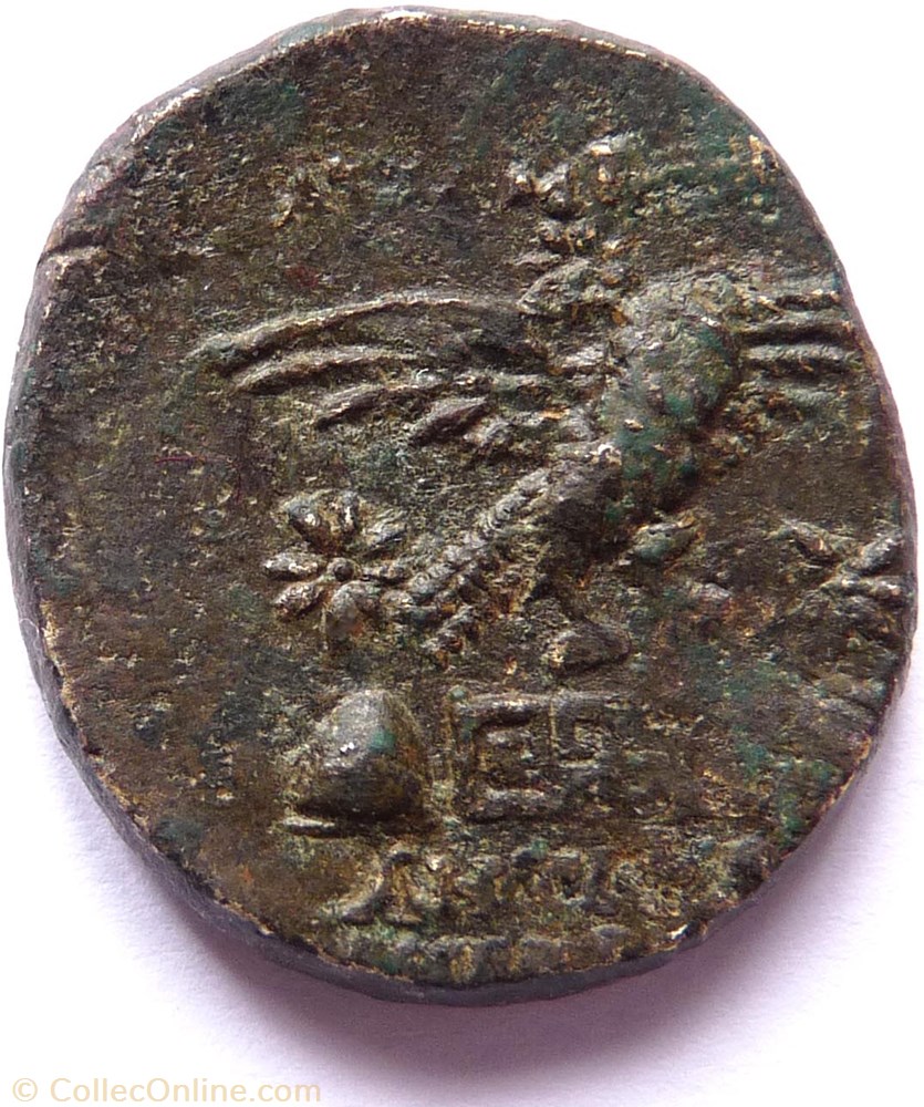 Monnaie d'Apamée en Phrygie / IIème - Ier siècles av JC monnaies antiques grecques monnaie apamee en phrygie iieme ier siecles av jc