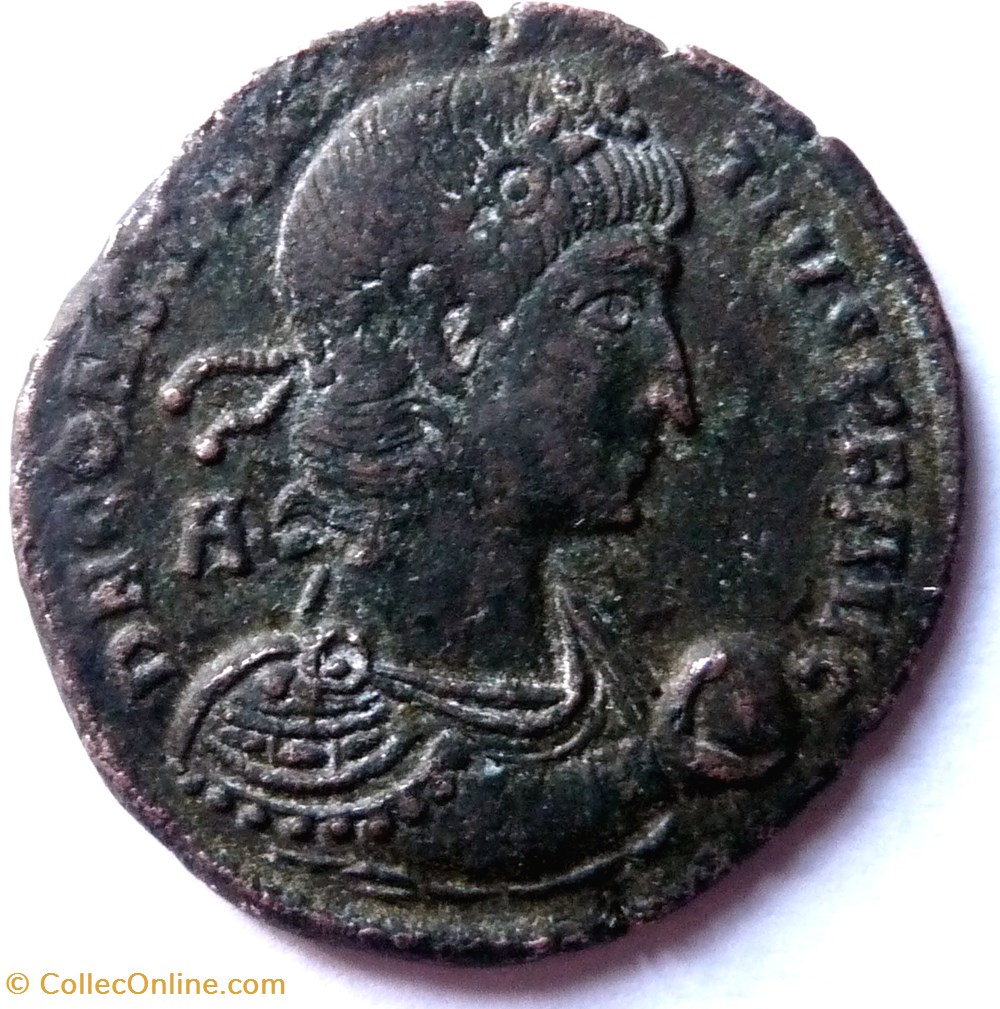 Constance II 350/Rome/FEL TEMP REPARATIO monnaies antiques romaines imperiales et republicaines constance ii 350 rome fel temp reparatio