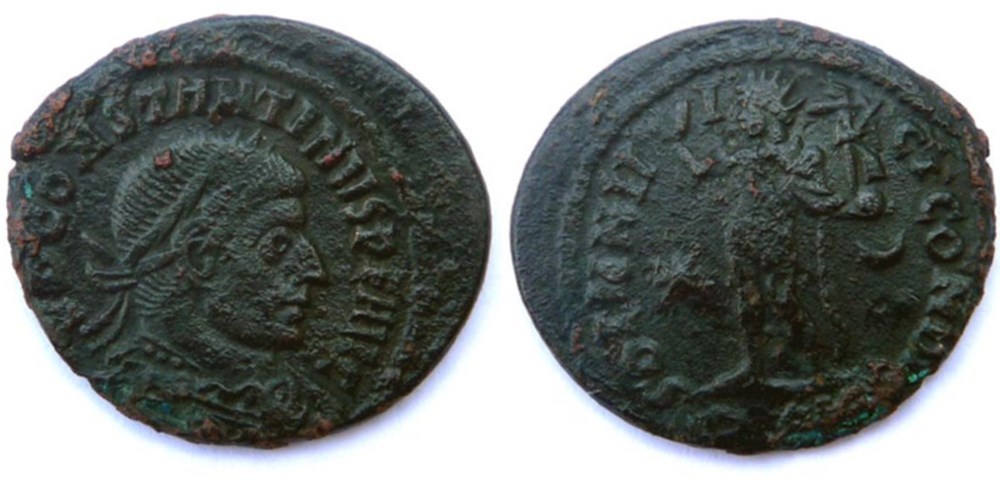 RIC 49/Constantin 1er 316/Rome/SOLI INVICT COM DN monnaies antiques romaines imperiales et republicaines ric 49 constantin 1er 316 rome soli invict com dn