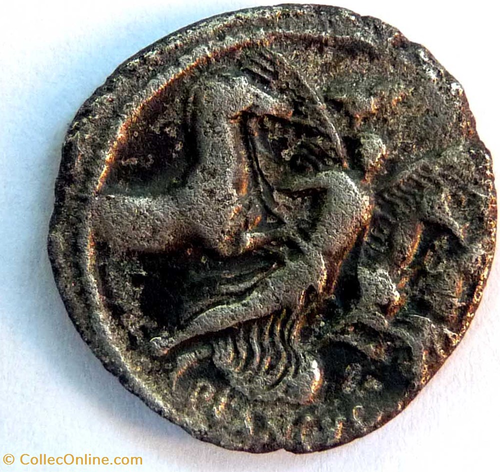 monnaies antiques av jc ap romaines republicaines imperiales gens plautia 47 denier meduse