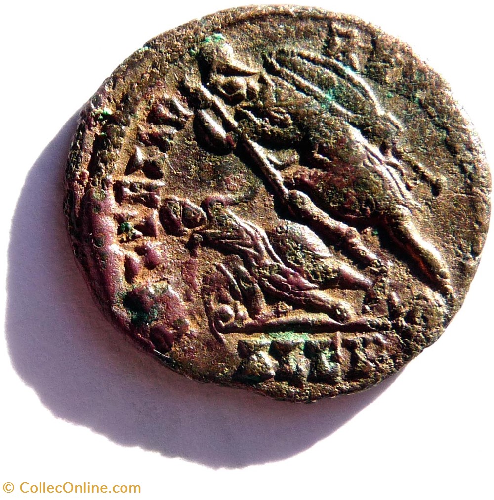Constance Galle 351-354/Alexandrie/FEL TEMP REPARATIO monnaies antiques romaines imperiales et republicaines constance galle 351 354 alexandrie fel temp reparatio