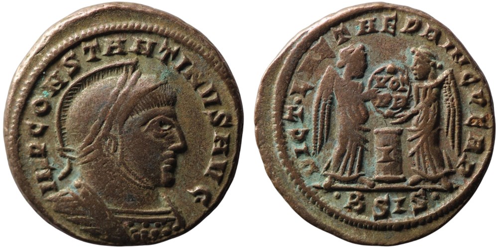 VICT LAETAE PRINC PERP/319/Siscia monnaies antiques romaines imperiales republicaines vict laetae princ perp 319 siscia