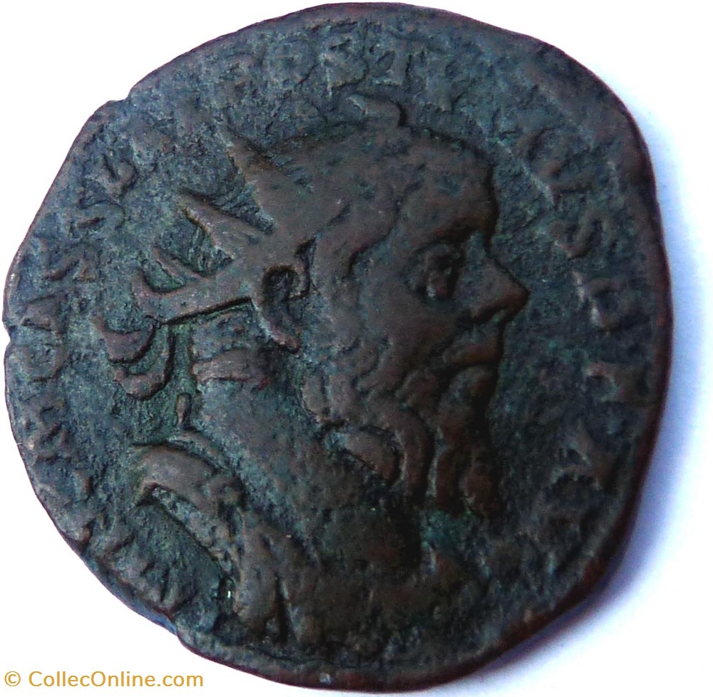 Postume 262/Atelier II/P M TR P IIII COS III P P monnaies antiques av jc ap romaines republicaines imperiales postume 262 atelier ii p m tr p iiii cos iii p p