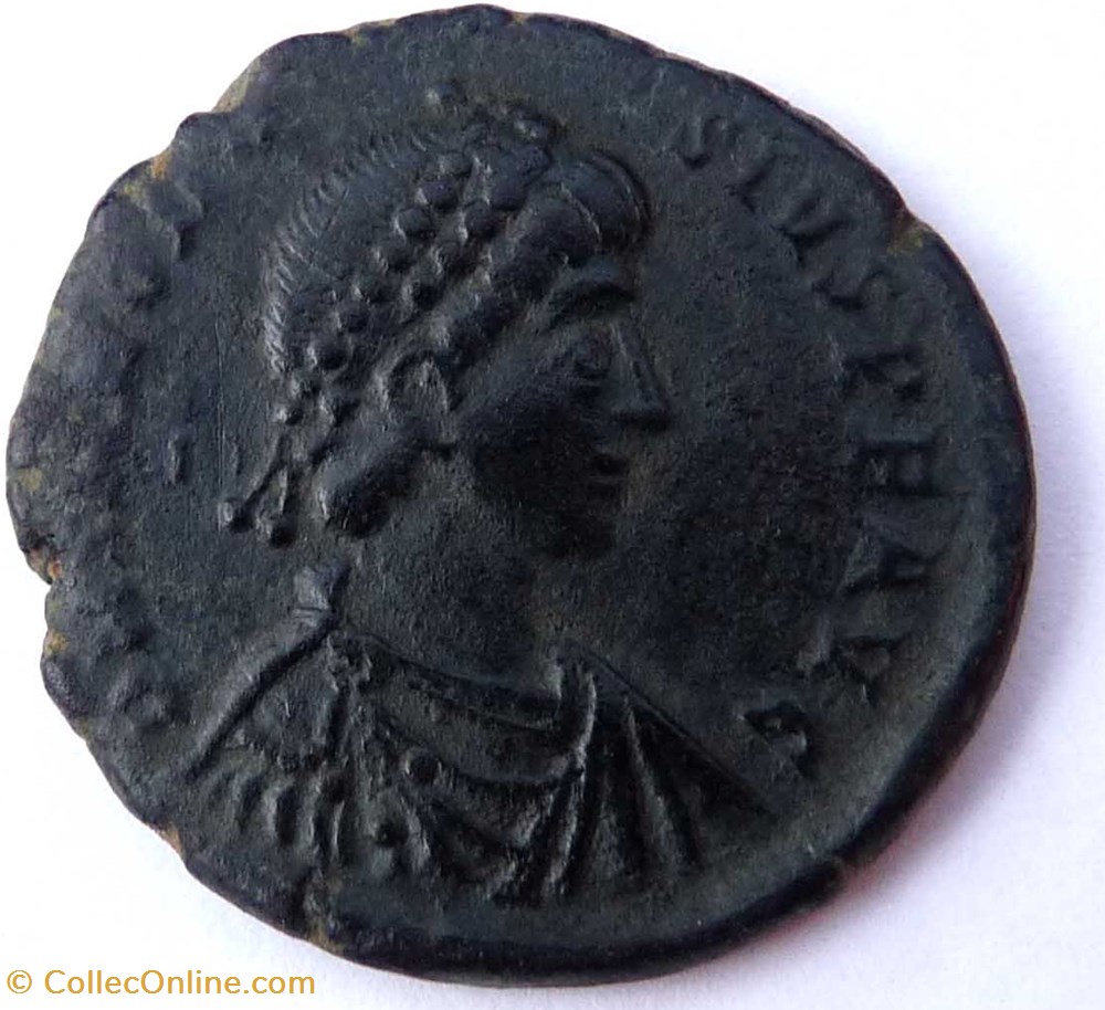 Théodose 383-388/Nicomédie/VIRTVS EXERCITI monnaies antiques a romaines republicaines imperiales theodose 383 388 nicomedie virtvs exerciti