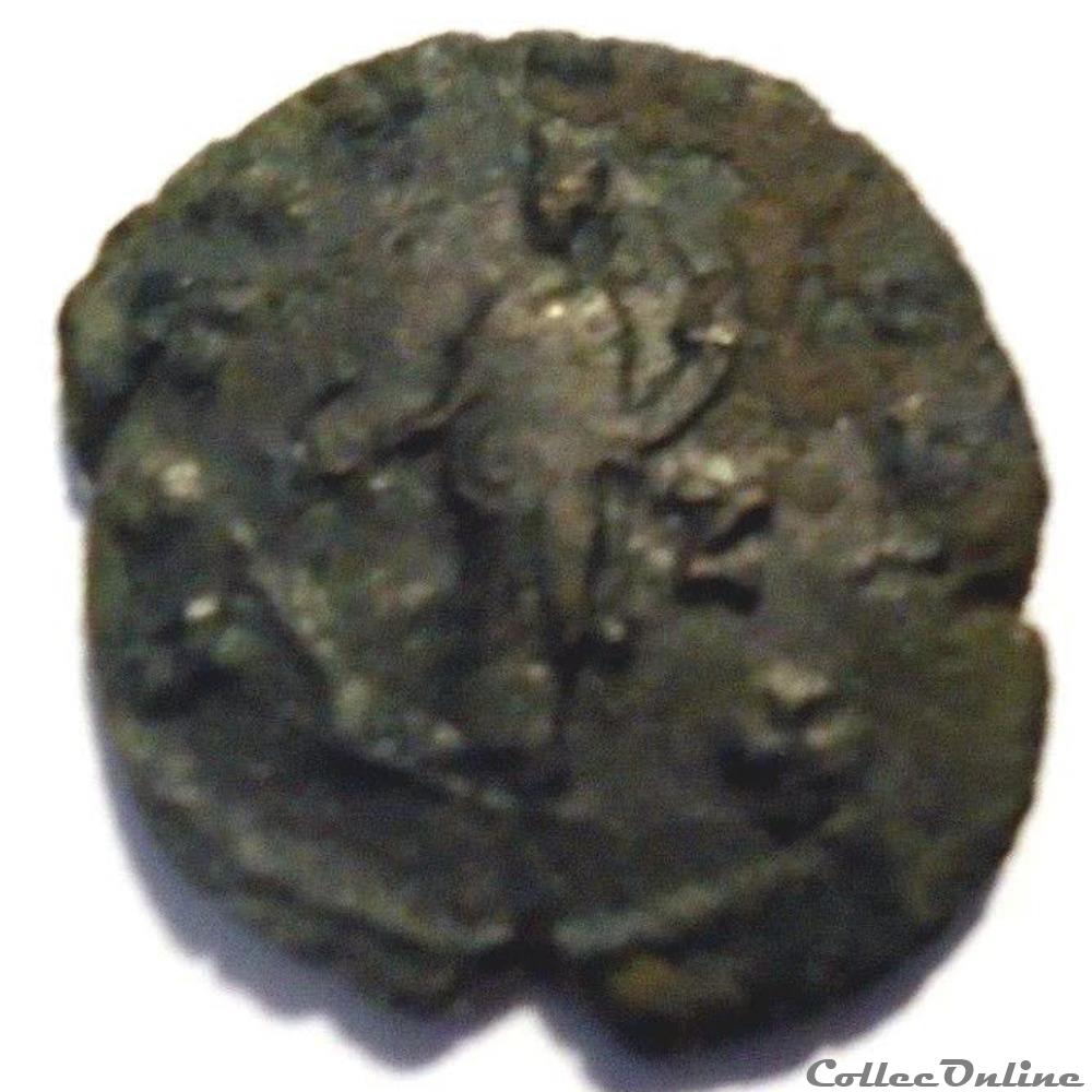 monnaie antique av jc ap romaine quintille 270 rome fortvna redvx